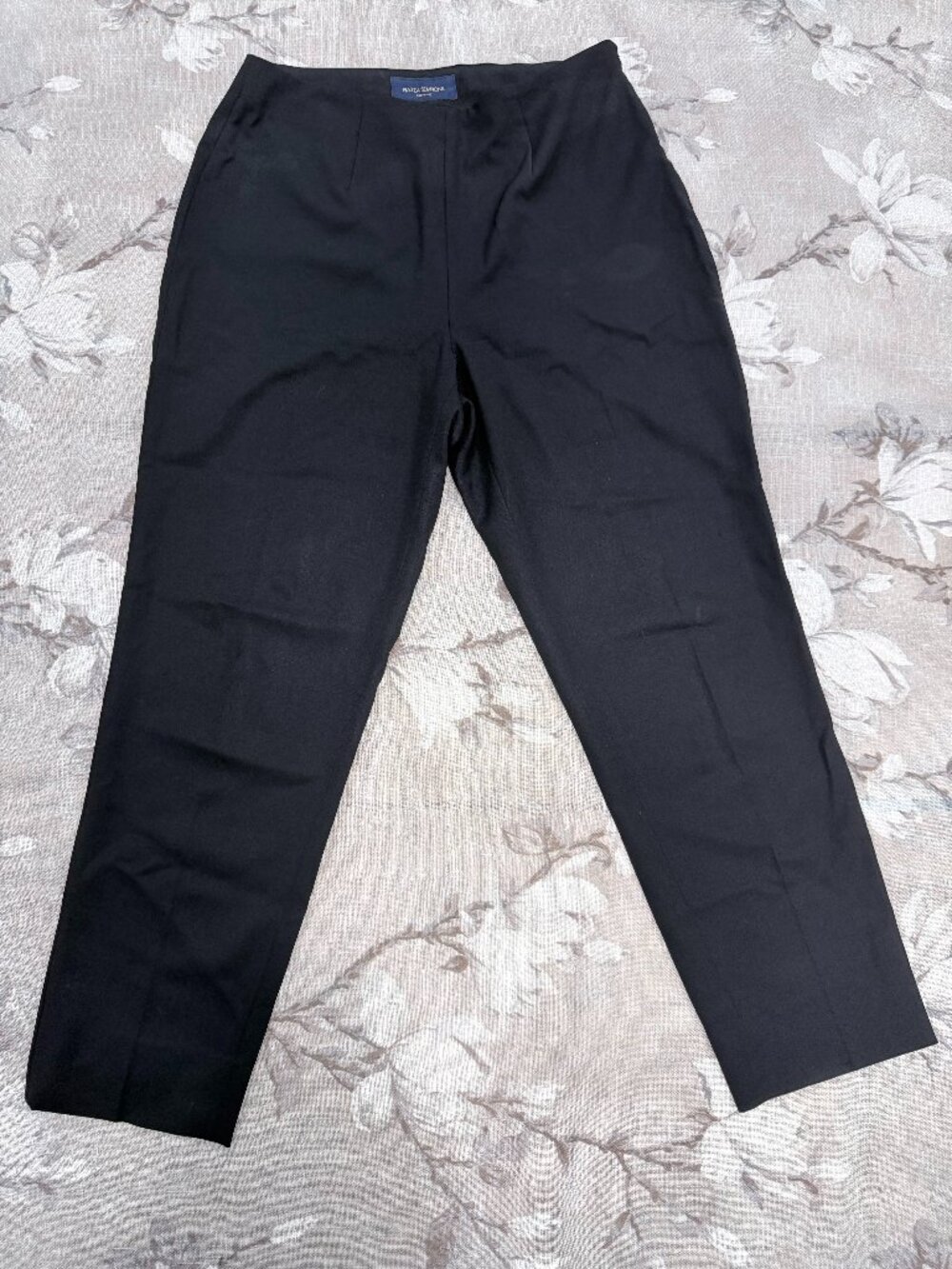 Piazza Sempione Audrey Wool Cropped Cigarette Pants Italy IT 38 Italian Designer